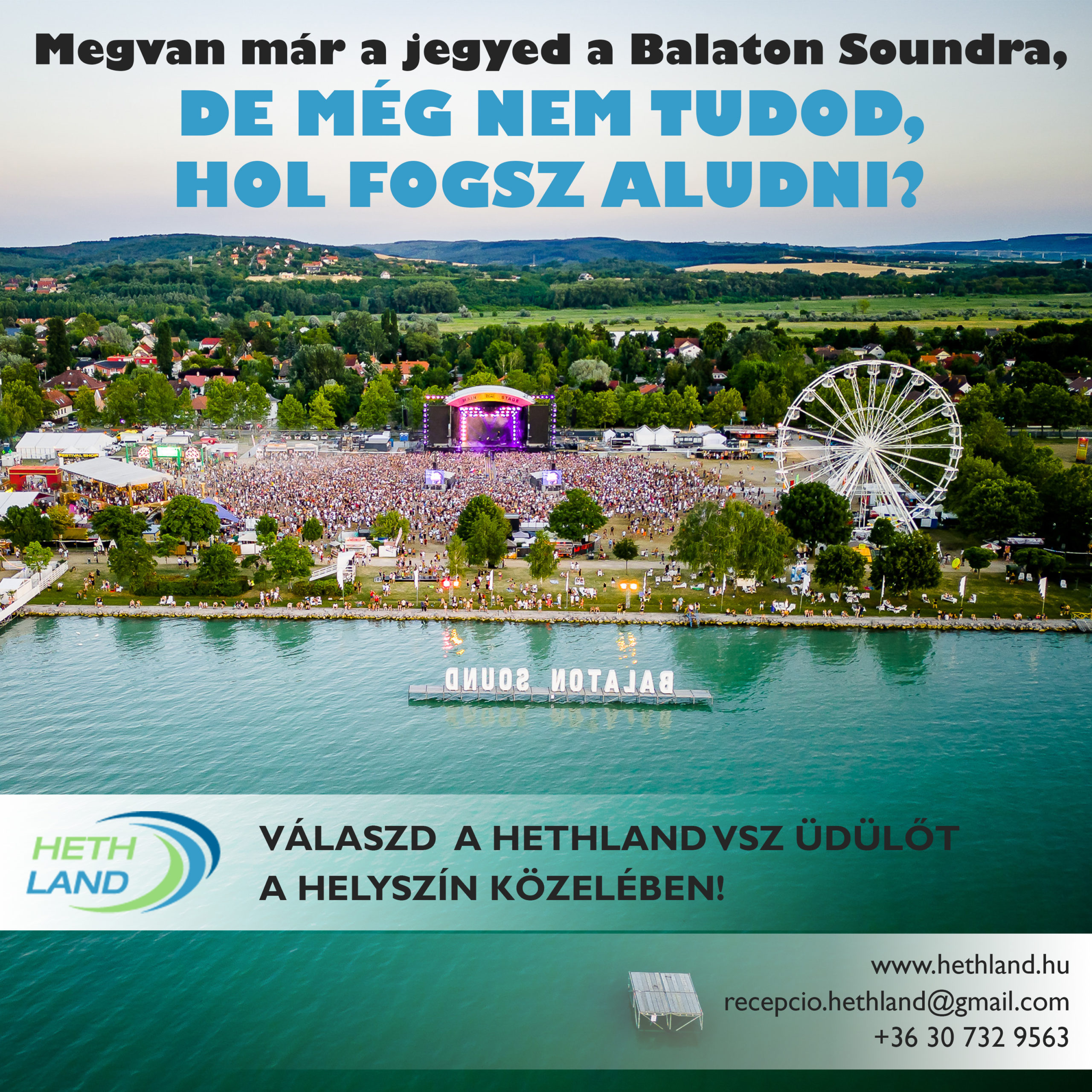 Balaton Sound Hethland VSZ Üdülő szállás