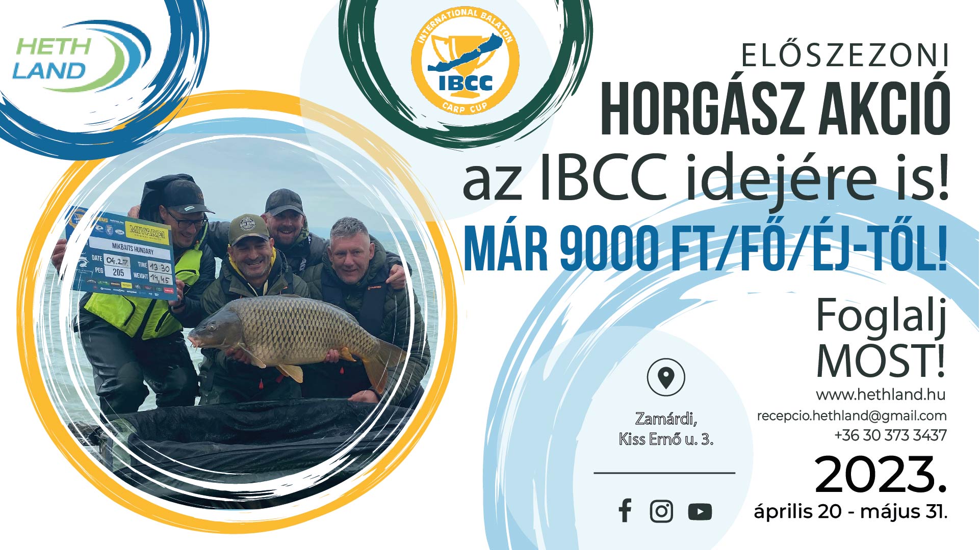 IBCC horgászverseny szállás
